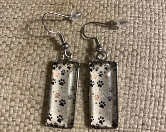 Orecchini A Forma Di Yorkie In Argento 925 - Gioielli Per Amanti Dei Cani - 16x18 Mm