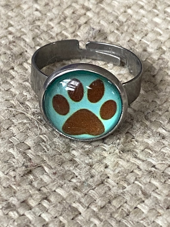 Kitten paw ring new arrivals