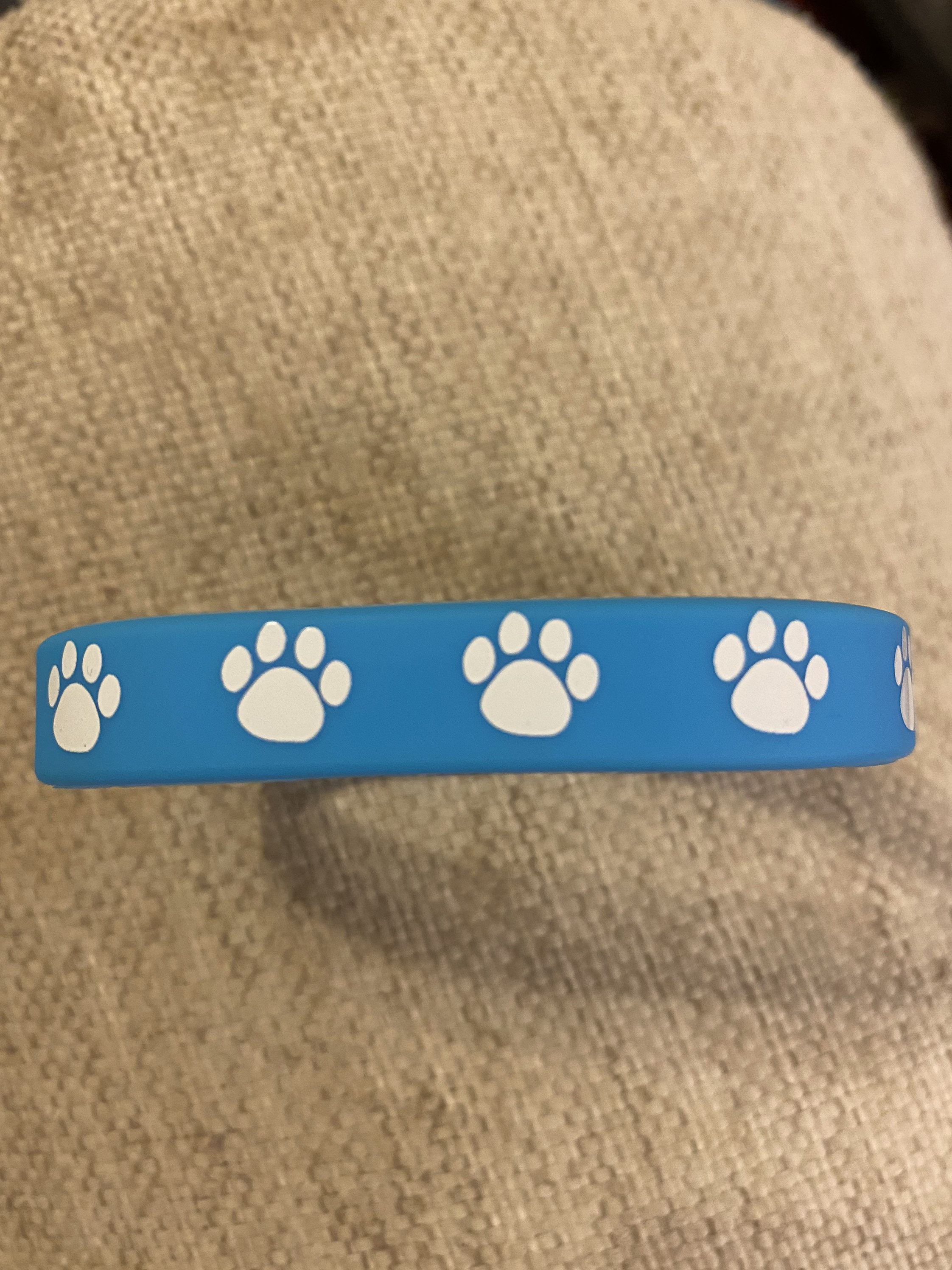 Paw print hotsell rubber bracelets
