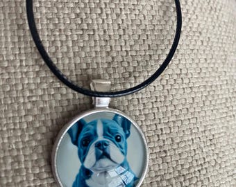 Boston terrier necklace, boston terrier dog, dog gift, rescue mom gift, rescue dog, animals, Boston terrier mom gift,  under 20 gift