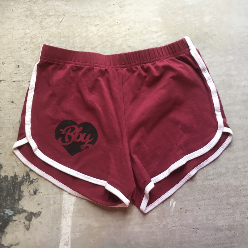Maroon Varsity BBY shorts