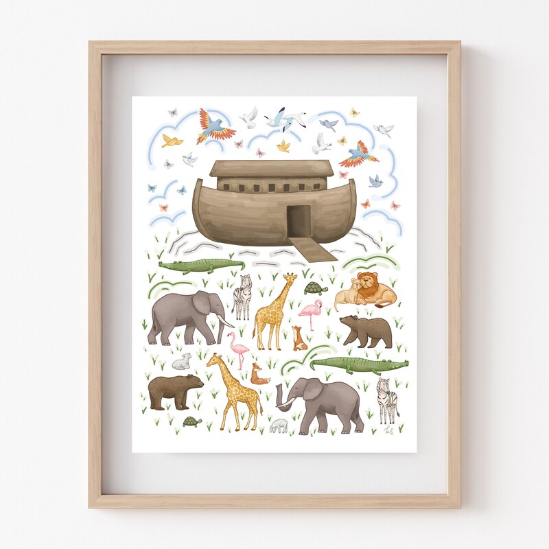 Noah's Ark Print - Etsy