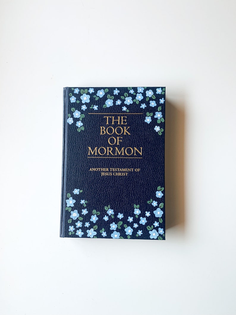 Handpainted Book of Mormons Custom Made // LDS Art LDS Etsy