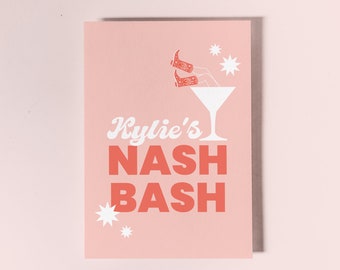 Nash Bash Möhippa Välkomstskylt - Inbjudan - E-inbjudan - Cowboytema, Inbjudan, Mall, Templatett