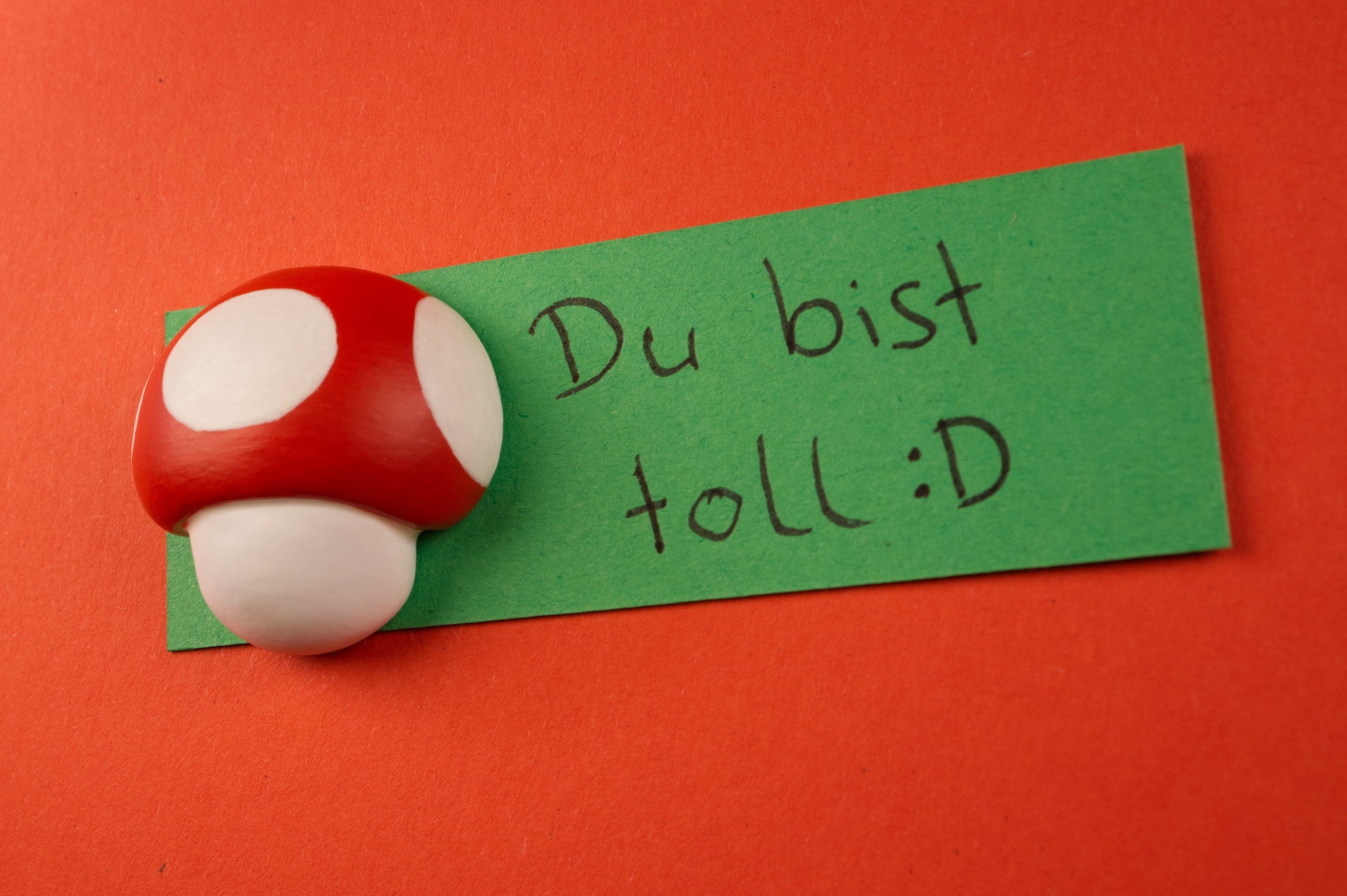 Magnet - Red Power Mushroom - Gift for Friends