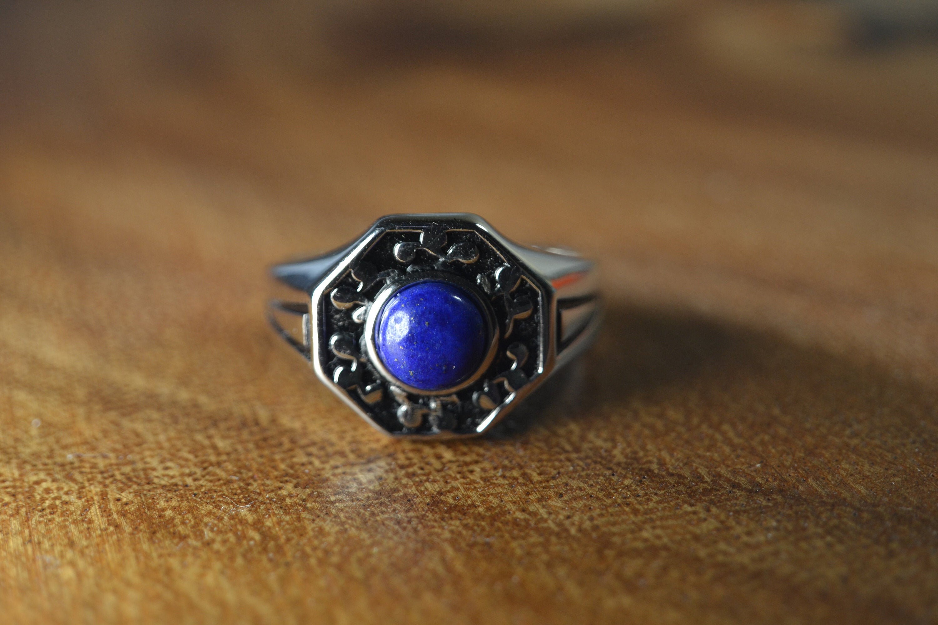 Lapis Lazuli Ring in Sterling Silver the Originals Inspired