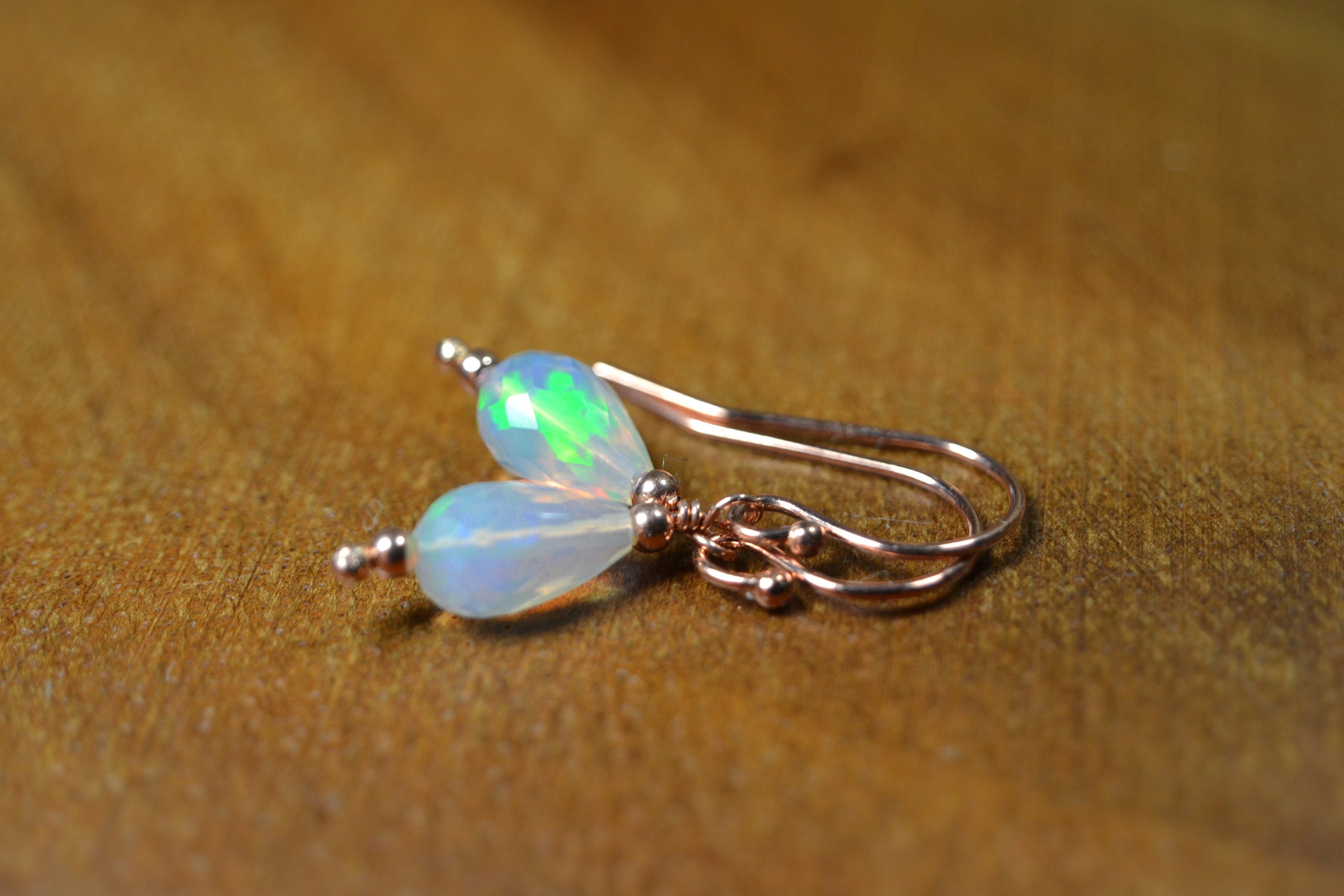 Kids opal earrings best sale