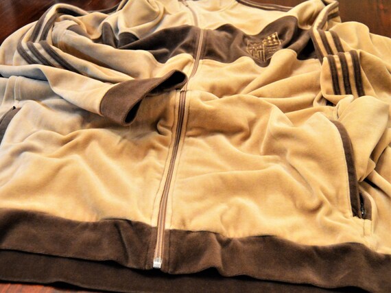 tan adidas track jacket