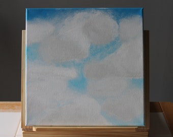 Dans les nuages - peinture acrylique par FreeOtto