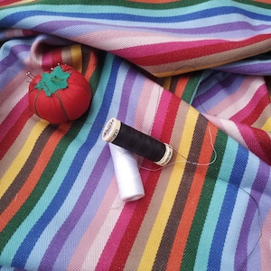 Rainbow Fabric by the Meter