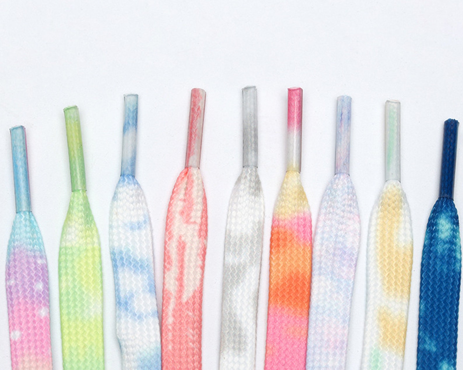 Tie Dye Cotton Shoelaces Choice of LengthTieDyed Etsy