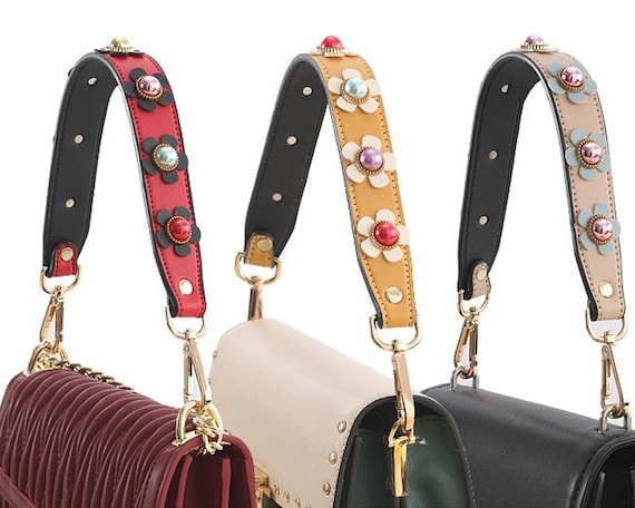 Genuine Leather Bag Strap Handbags Handles For Handbag Short Bag