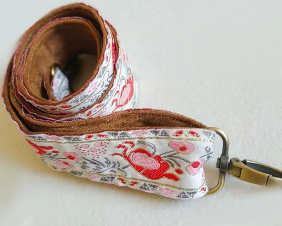 Embroidered Bag Strap 4 cm