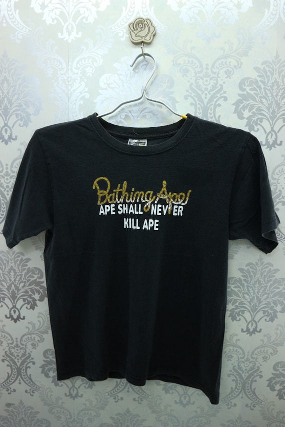 Vintage Bathing Ape Shirt Big Spell Out 