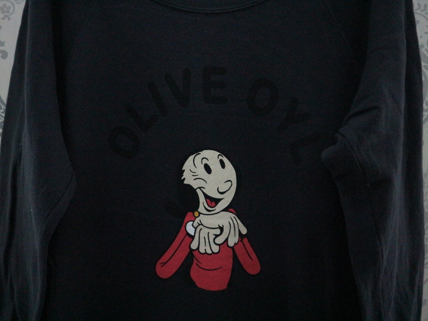 Vintage Olive Oyl Sweatshirt Big Logo Cartoon Popeye The | Etsy