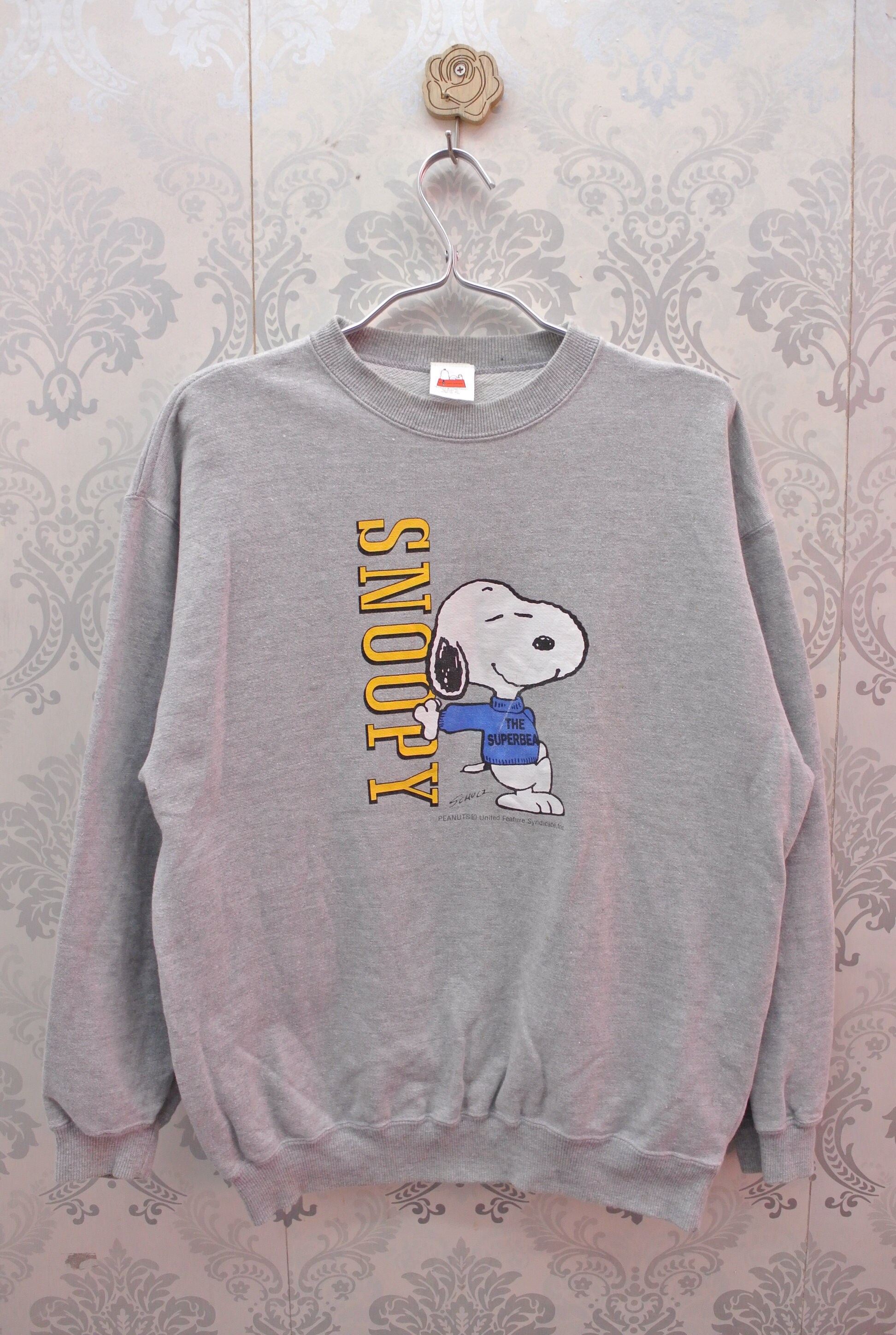Vintage Peanuts Snoopy Sweatshirt Big 