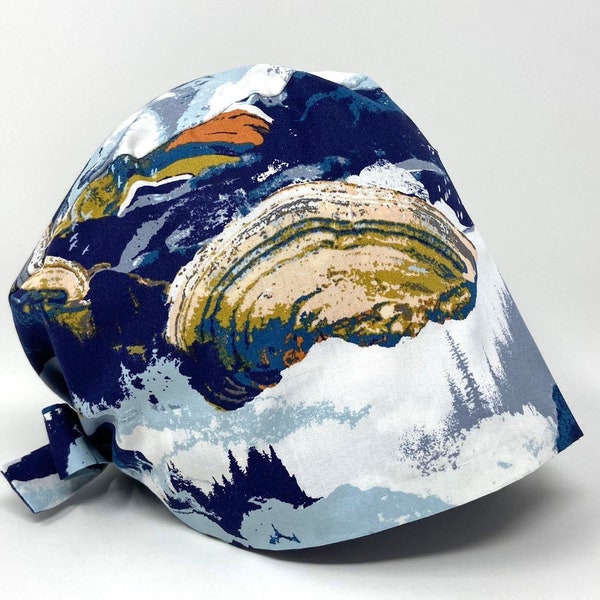 Scrub Cap/ Scrub Hat - SUMMIT - DAWN - Unisex Pixie - Women/Men Scrub Cap Surgical Hat - MimiScrubHats