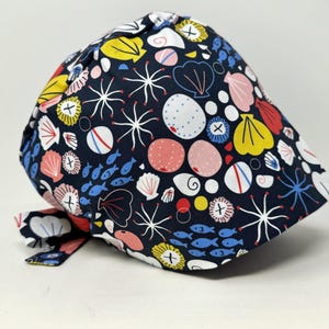No Tariff (US/CA) - Scrub Cap/Hat - Rock Pool C - Pixie - Preshrunk Cotton - Mimi Scrub Hats