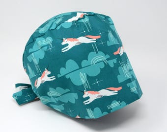 No Tariff (Us/Ca) - Scrub Cap - CHASING UNICORNS - Pixie - MimiScrubHats