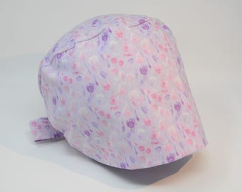 No Tariff (Us/Ca) - Scrub Cap - AFTER THE RAIN - Floral Pixie for Women - MimiScrubHats
