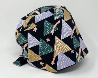 No Tariff (US/CA) - Shooting Stars and Mountains   - MimiScrubHats