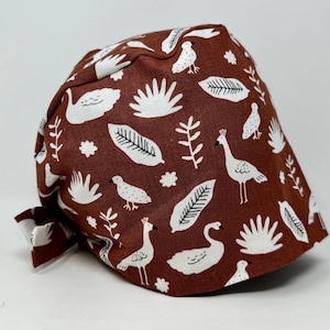 No Tariff (US/CA) - Bird Harmony  -  Cute Animal Pixie - MimiScrubHats