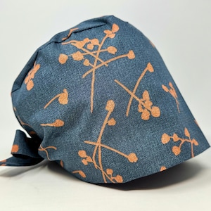 No Tariff (US/CA) - Scrub Cap - Buttonballs Rustic - Unisex Pixie - MimiScrubHats