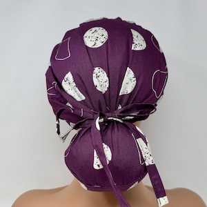 1 Wk Delivery & No Tariff (US/CA) - Ponytail Scrub Cap - Nightfall - Scrub Cap/Hat - MimiScrubHats