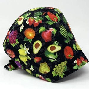 No Tariff (US/CA) - Scrub Cap - Farmer's Market - Pixie for Women - MimiScrubHats™