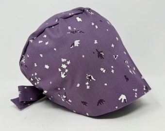 Dancing Daisies - Floral Pixie for Women - Women/Men Scrub Cap Surgical Hat - MimiScrubHats