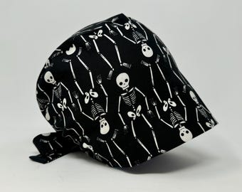 MimiScrubHat - Mützchen - Scrub Cap - Skelette