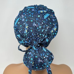 1 Wk Delivery & No Tariff (US/CA) - Ponytail Scrub Cap - Pretty Paradise - Scrub Cap/Hat - MimiScrubHats