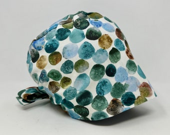 Scrub Cap/ Scrub Hat -Rock Collection - Abstract Pixie - Women/Men Scrub Cap Surgical Hat - MimiScrubHats