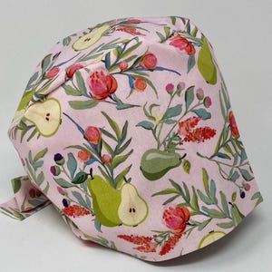 No Tariff (US/CA) - Scrub Cap - Pear Blossom - Comfortable Pixie - MimiScrubHats