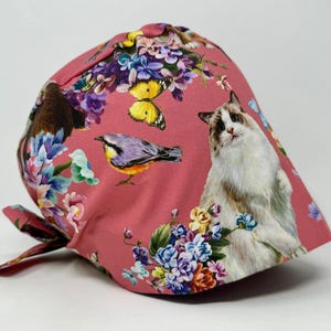 No Tariff (US/CA) - Regal Cats  -  Pixie - Women/Men Scrub Cap/ Hat