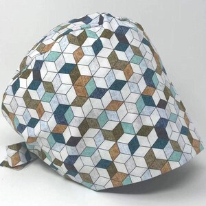 No Tariff (US/CA) - Scrub Cap - Cubes - Pixie - MimiScrubHats