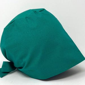 Kein Zoll (US/CA) - Scrub Cap - Smaragd - Unisex Pixie - MimiScrubHats