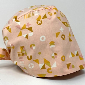 Kein Zoll (US/CA) - Scrub Cap - Formen und Muster - Unisex Pixie - MimiScrubHats