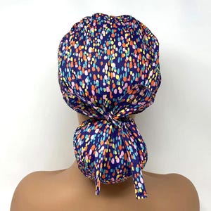 1 Wk Delivery & No Tariff (US/CA) - Ponytail Scrub Cap - Night in Town - Scrub Cap/Hat - MimiScrubHats