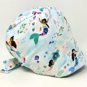 No Tariff (US/CA) - Scrub Cap - Free Flow - Mermaid Scrub Cap - Magical Creatures Pixie - MimiScrubHats