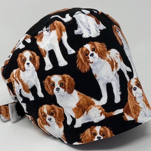 No Tariff (US/CA) - Cavalier King Charles Spaniel - Cute Animal Pixie - MimiScrubHats