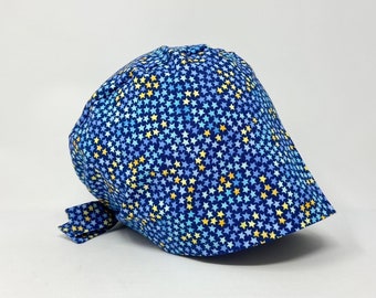 Scrub Cap/ Scrub Hat - Space Explorer- Women's Scrub Cap - Pixie - Women/Men Scrub Cap Surgical Hat - MimiScrubHats