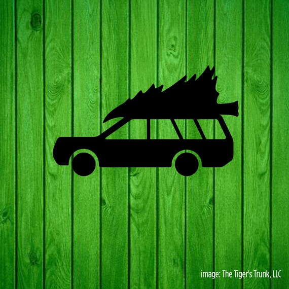 Car with Tree Christmas Vacation Family Vacation Family  Etsy