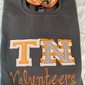 Tennessee sweatshirt, volunteer sweatshirt, game day sweatshirt.