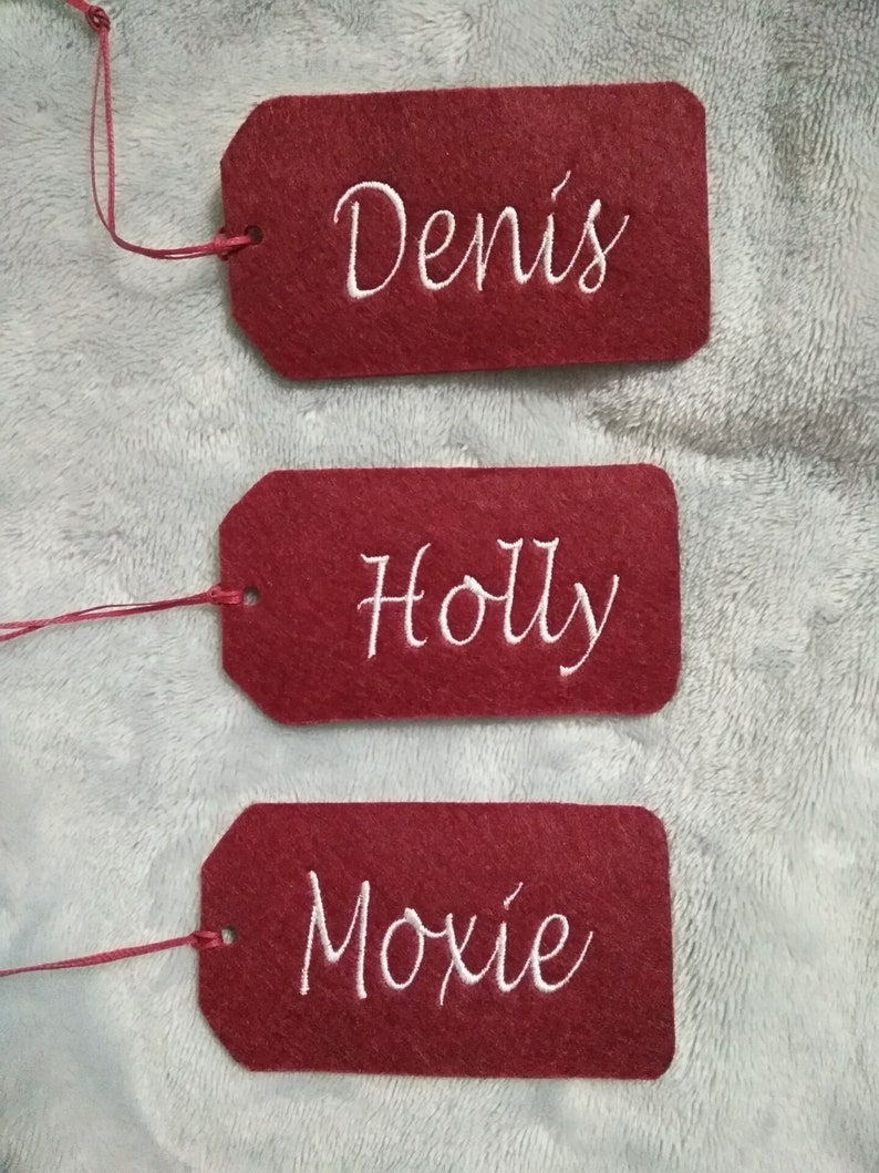 Custom Embroidered Name Tags Name Patch Personalized Name Tags for