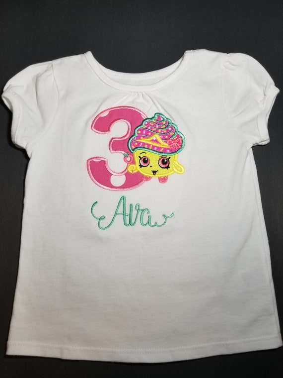 Party shirt for Shopkin Personalized Shopkin Birthday shirt
