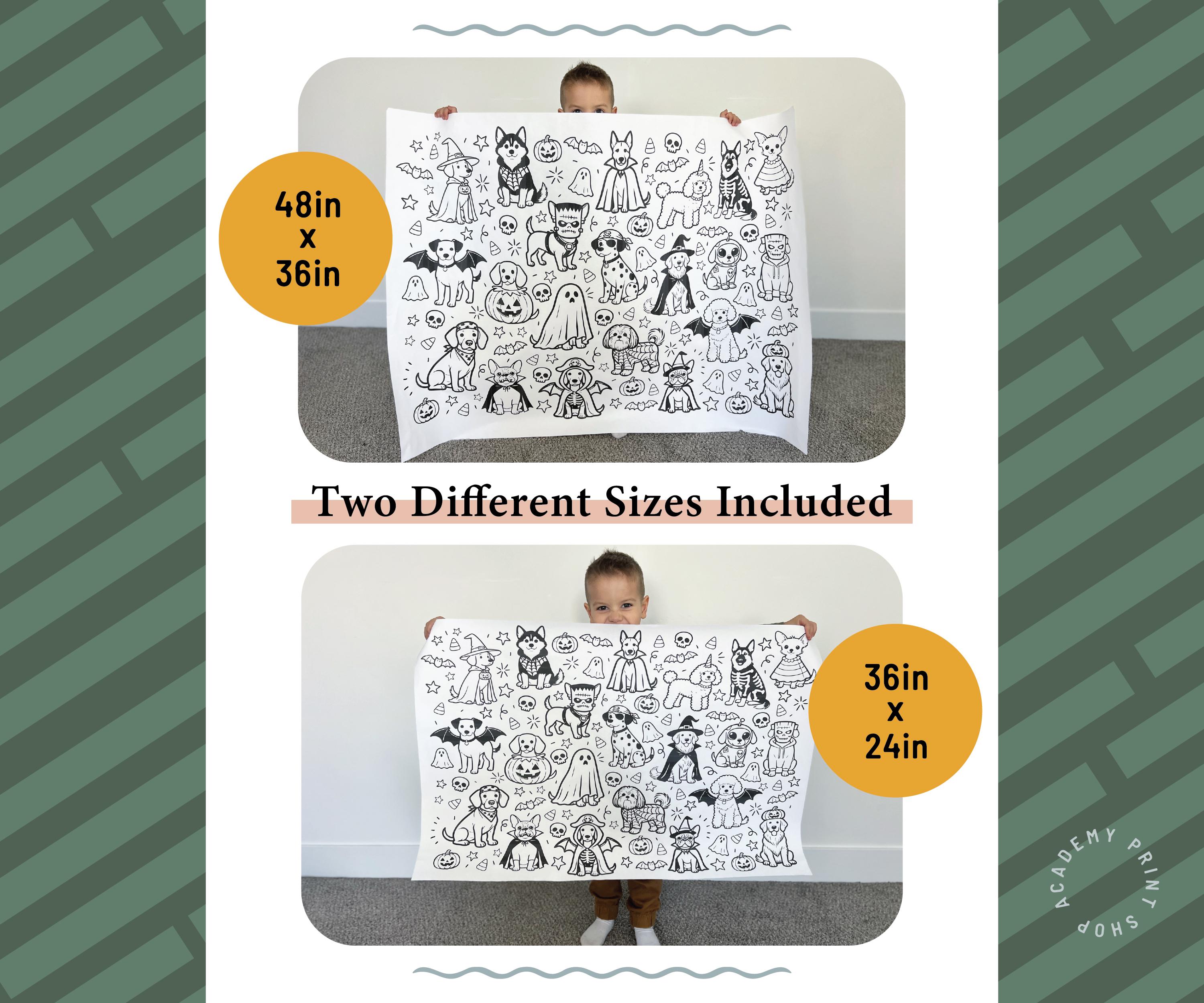 Alphabet Giant Coloring Page | ABC Poster |nursery Alphabet Print ...