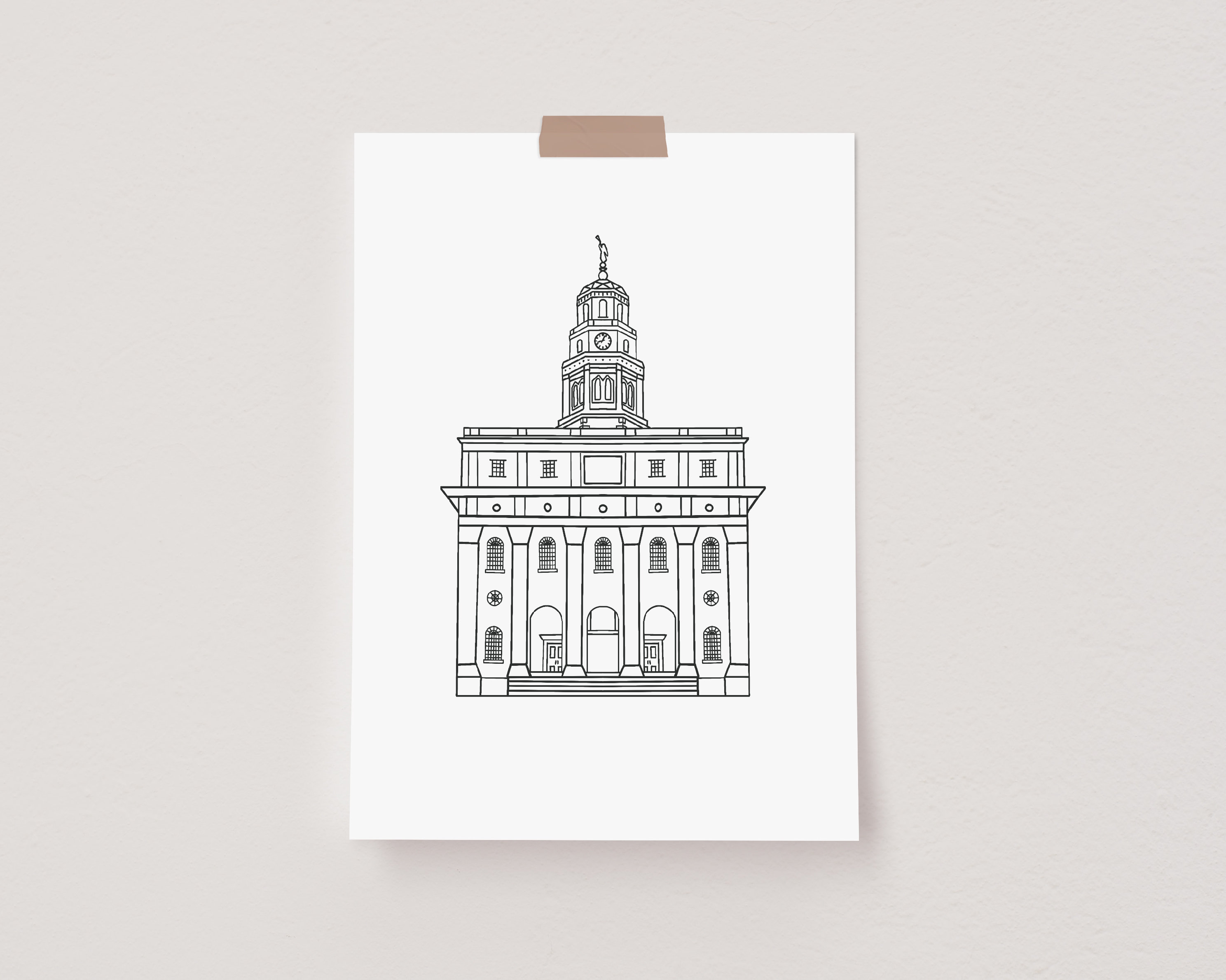Nauvoo Temple LDS Coloring Pages | LDS Conference | General Conference ...