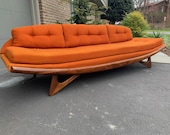 Mid Century Modern Adrian Pearsall Gondola Sofa for Craft Associates