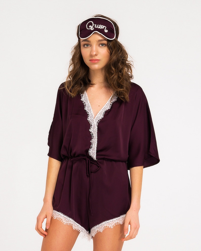 lace romper sleepwear